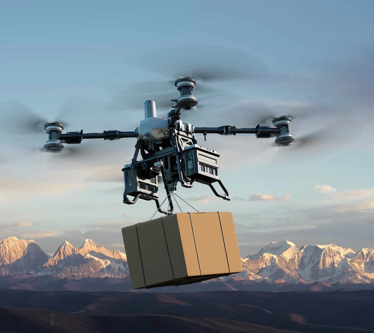 DJI FlyCart 100 — Dual-Battery-Lifting-System